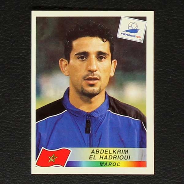 France 98 Nr. 053 Panini Sticker El Hadrioui