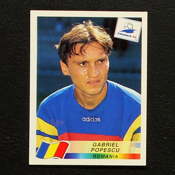 France 98 Nr. 438 Panini Sticker Gabriel Popescu