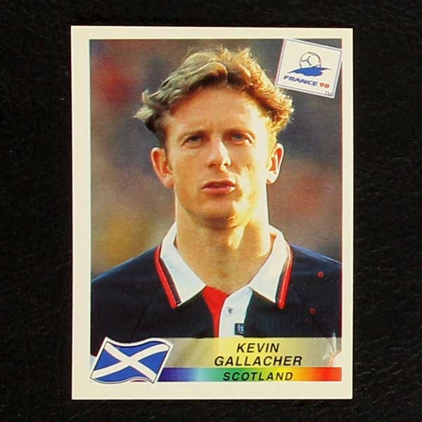 France 98 Nr. 047 Panini Sticker Kevin Gallacher