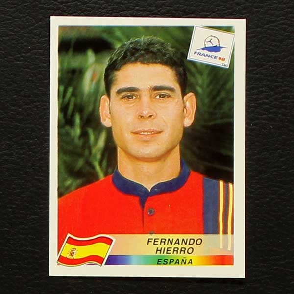 France 98 Nr. 237 Panini Sticker Fernando Hierro