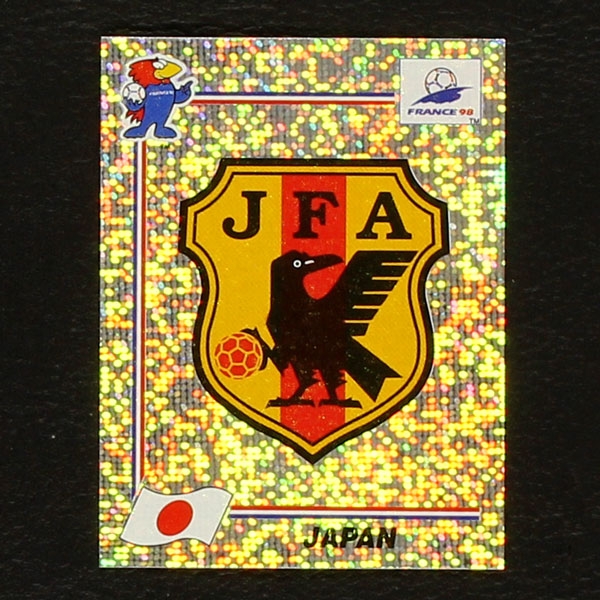 France 98 Nr. 517 Panini Sticker Japan Wappen