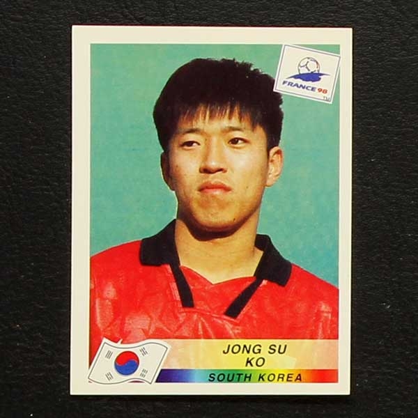 France 98 Nr. 344 Panini Sticker Jong Su Ko