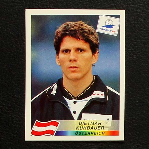 France 98 Nr. 147 Panini Sticker Dietmar Kühbauer