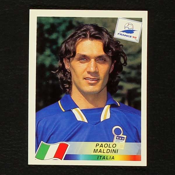 France 98 Nr. 092 Panini Sticker Padlo Maldini