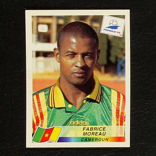 France 98 Nr. 131 Panini Sticker Fabrice Moreau