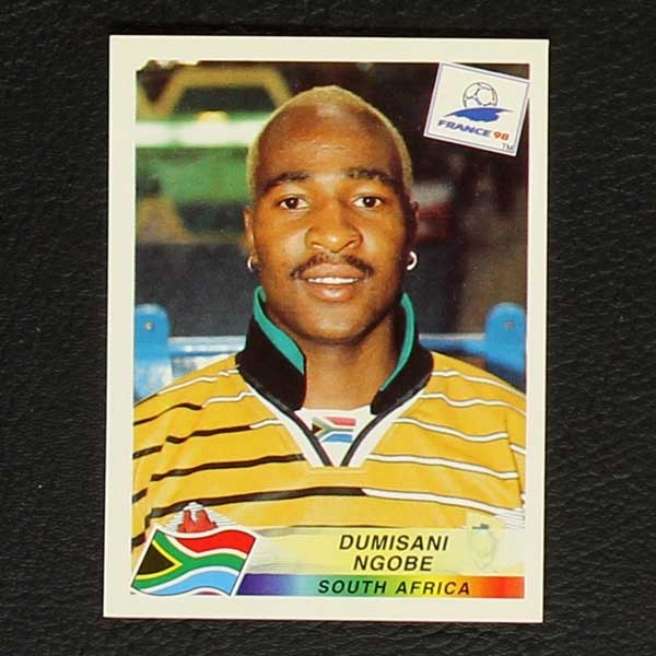 France 98 Nr. 186 Panini Sticker Dumisani Ngobe