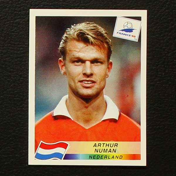 France 98 Nr. 306 Panini Sticker Arthur Numan