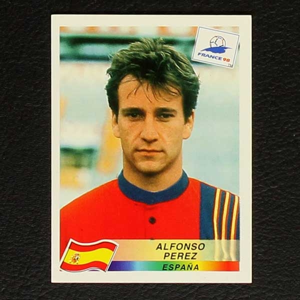 France 98 Nr. 244 Panini Sticker Alfonso Perez