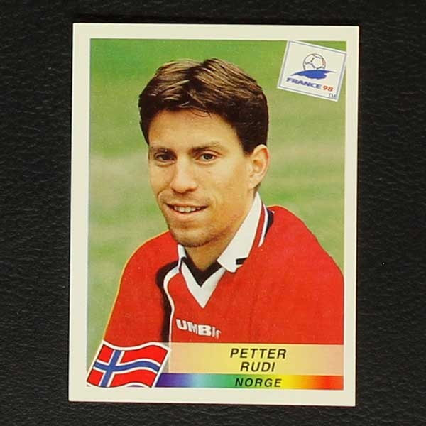 France 98 Nr. 077 Panini Sticker Petter Rudi