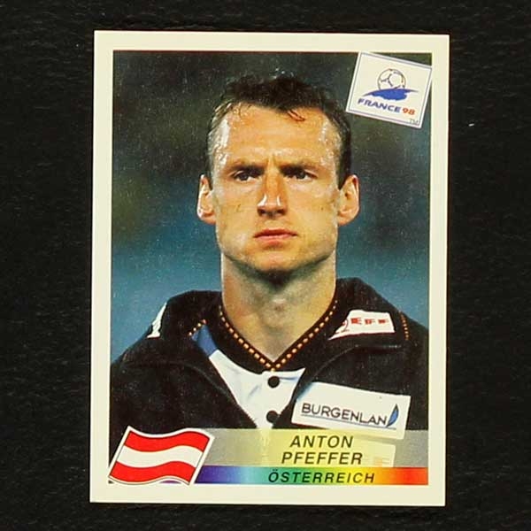 France 98 Nr. 141 Panini Sticker Anton Pfeffer