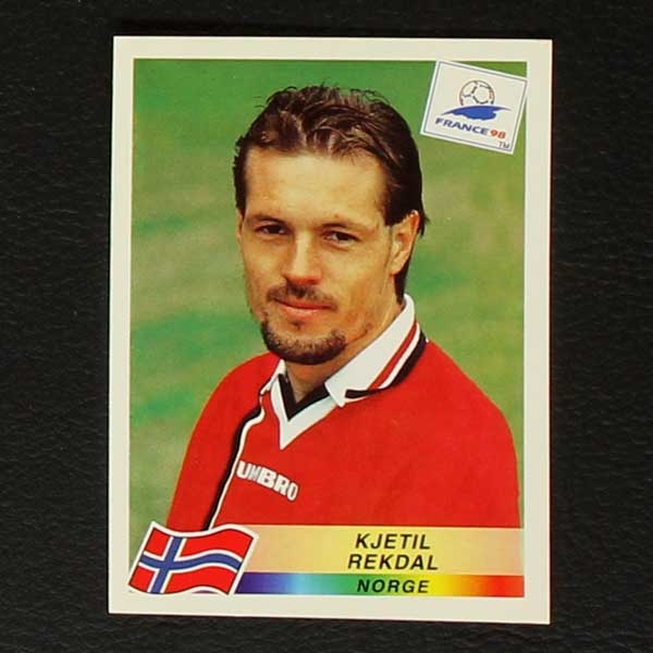 France 98 Nr. 076 Panini Sticker Kjetil Rekdal