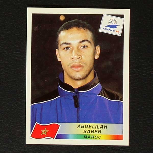 France 98 Nr. 052 Panini Sticker Abdelilah Saber