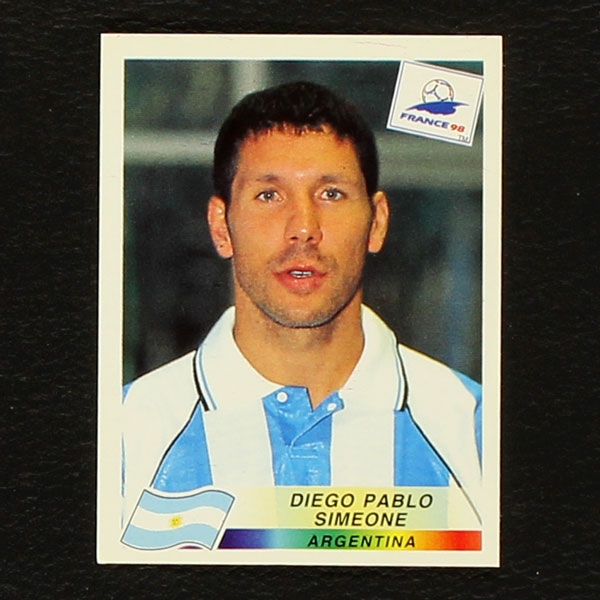 France 98 Nr. 505 Panini Sticker Simeone