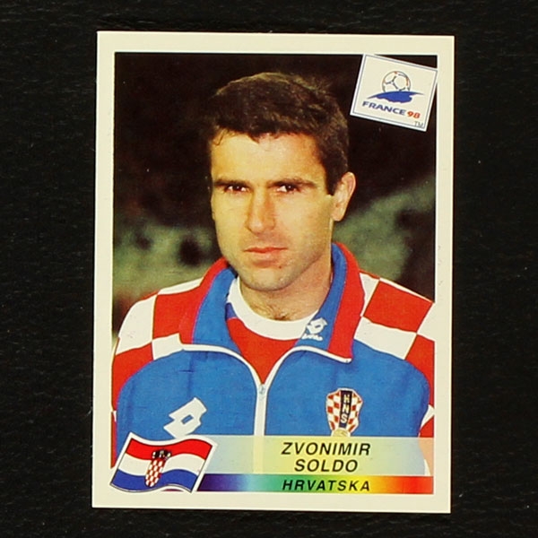 France 98 Nr. 541 Panini Sticker Zvonimir Soldo