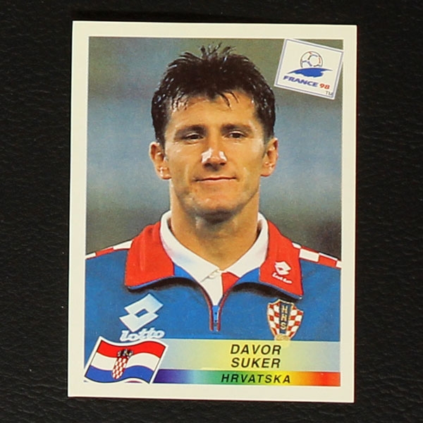 France 98 Nr. 548 Panini Sticker Davor Suker