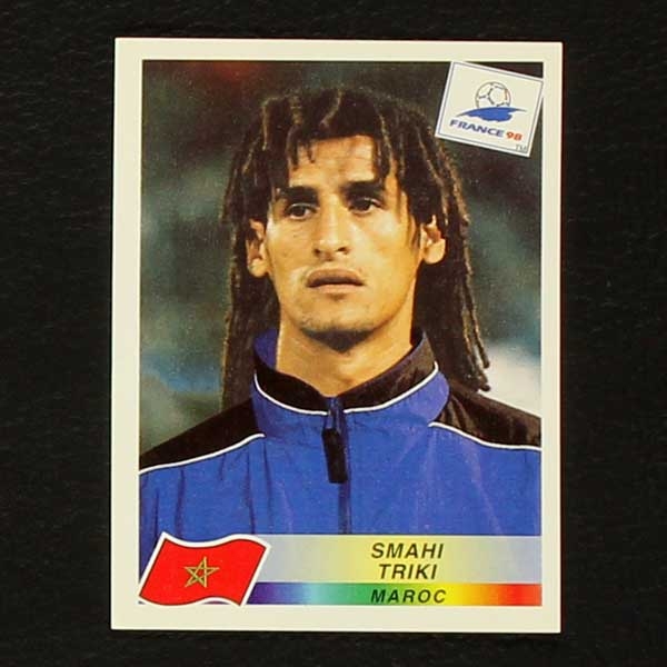 France 98 Nr. 056 Panini Sticker Smahi Triki