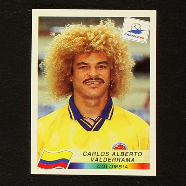 France 98 Nr. 456 Panini Sticker Valderrama