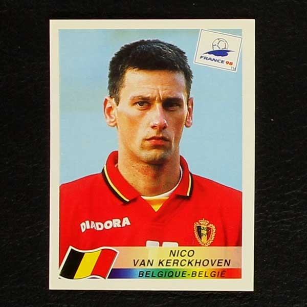 France 98 No. 329 Panini sticker Van Kerckhoven