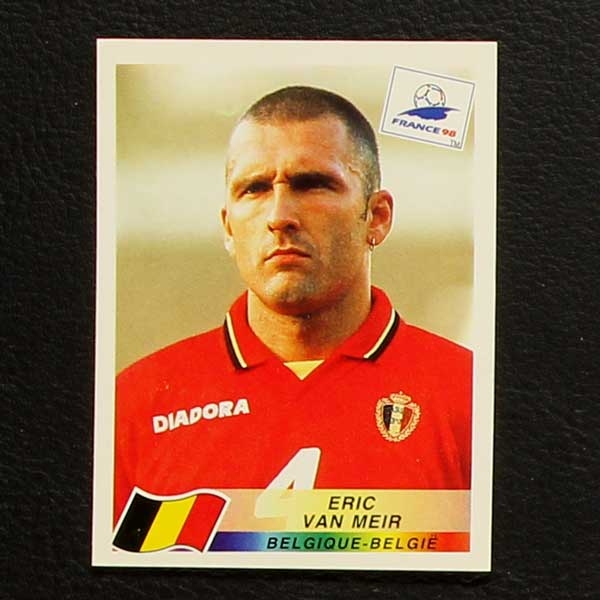 France 98 Nr. 321 Panini Sticker Van Meir