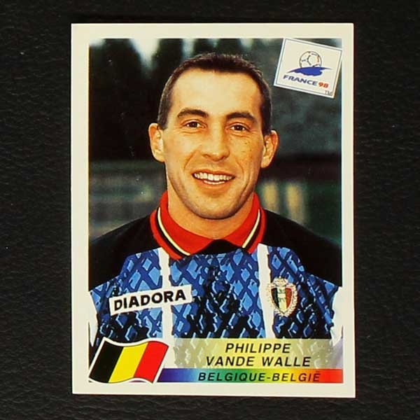 France 98 Nr. 334 Panini Sticker Vande Walle