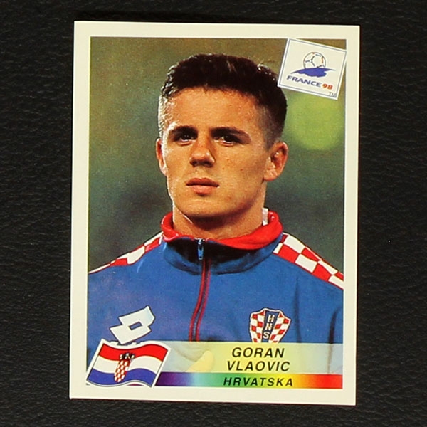 France 98 Nr. 549 Panini Sticker Goran Vlaovic