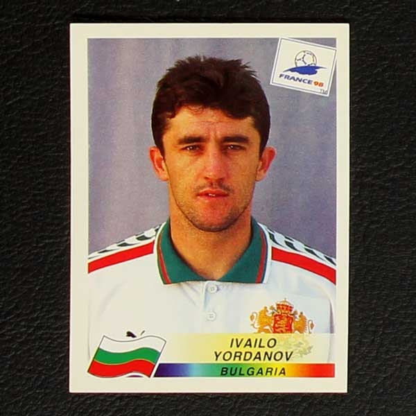 France 98 Nr. 289 Panini Sticker Yordanov