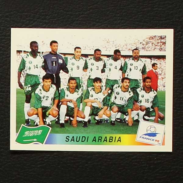 France 98 Nr. 192  Panini Sticker Team Saudi Arabia