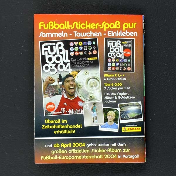 Fußball 2002 Panini Pocket Album