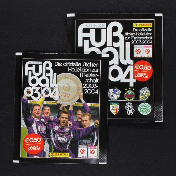 Fußball 2004 Austria Panini sticker bag