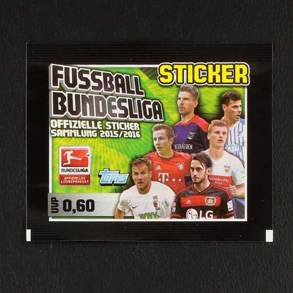 Fußball 2015 Topps Sticker Tüte