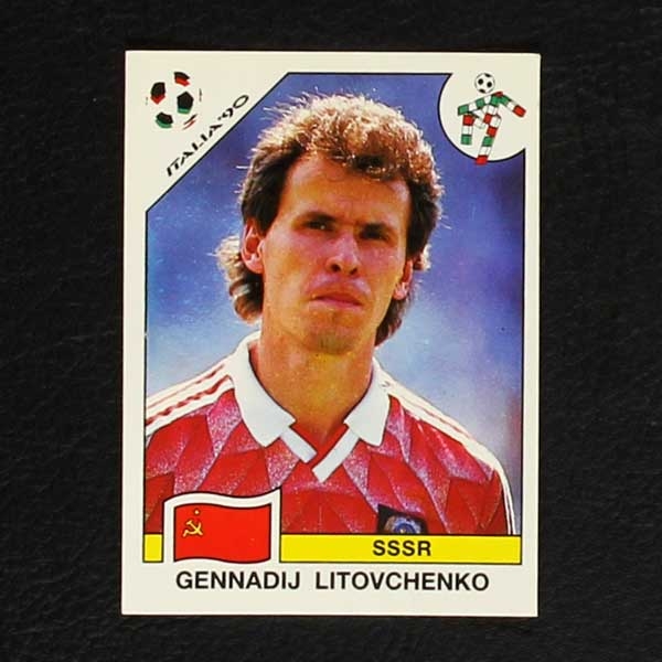 Italia 90 Nr. 146 Panini Sticker Gennadij Litovchenko