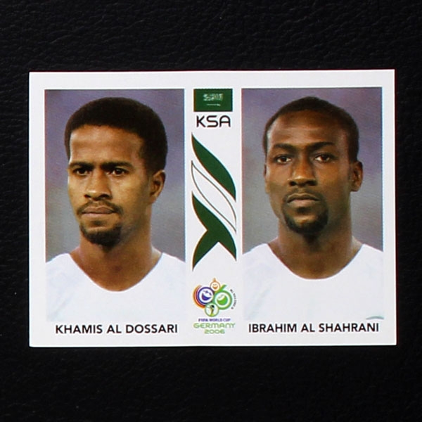 Germany 2006 Nr. 592 Panini Sticker Al Dossari - Al Shahrani