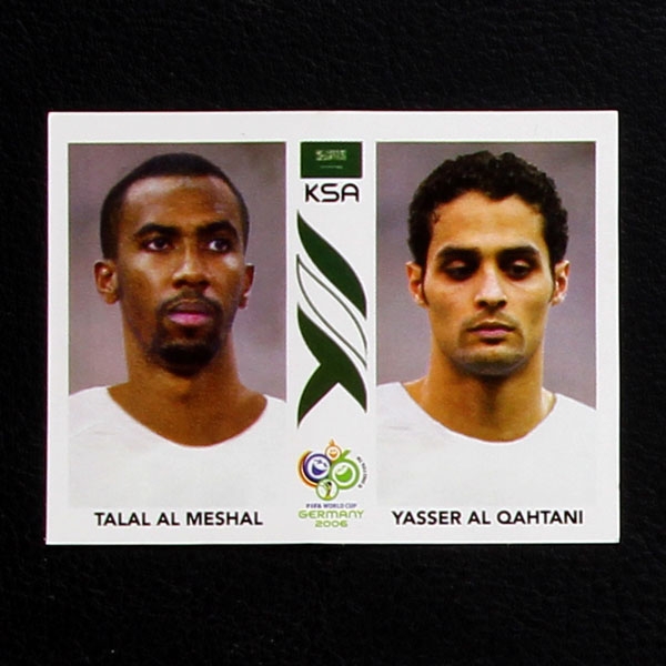 Germany 2006 Nr. 596 Panini Sticker Al Meshal - Al Qahtani