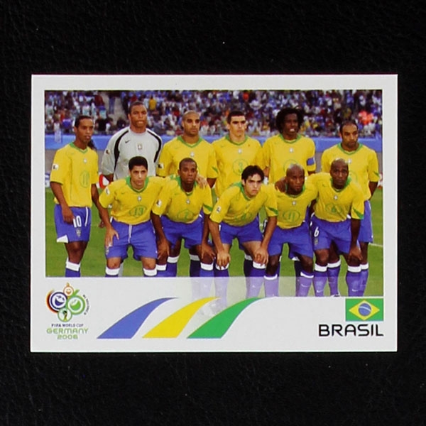 Germany 2006 Nr. 378 Panini Sticker Brasil Team