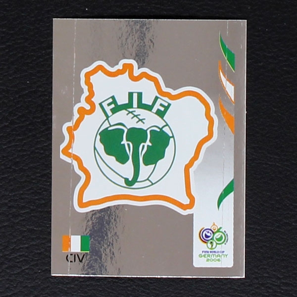 Germany 2006 Nr. 189 Panini Sticker Côte d´Ivoire Wappen