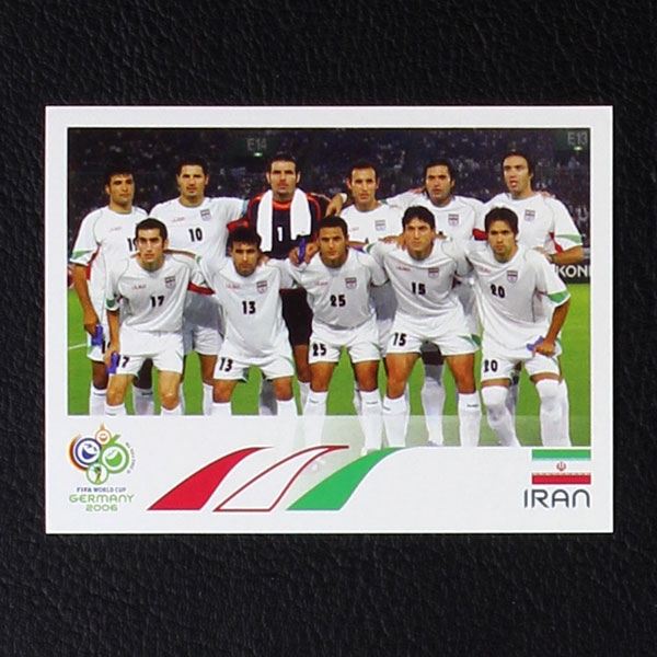 Germany 2006 No. 263 Panini sticker Iran team