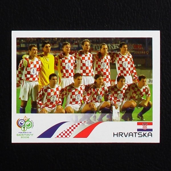 Germany 2006 Nr. 397 Panini Sticker Kroatien Team