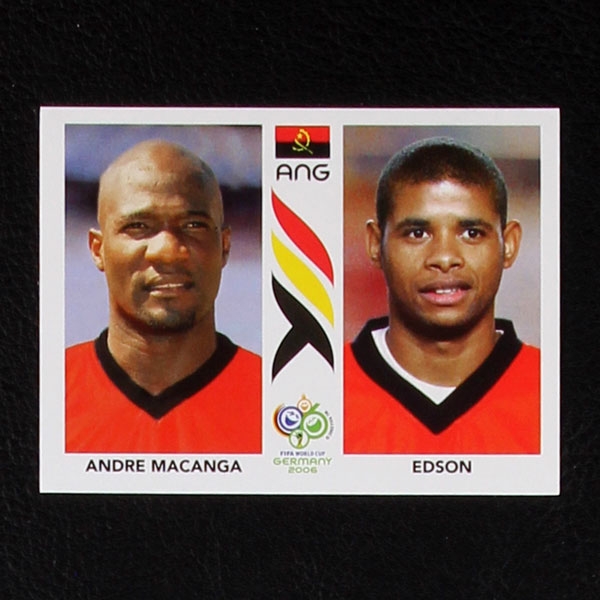 Germany 2006 No. 306 Panini sticker Macanga - Edson