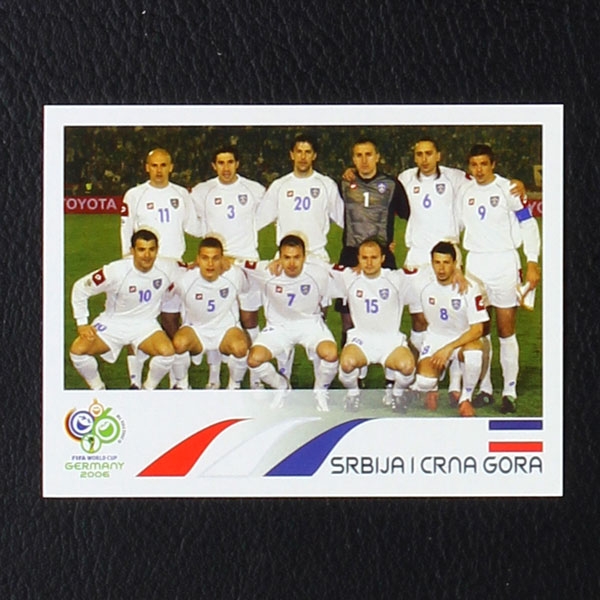 Germany 2006 Nr. 207 Panini Sticker Serbien Team