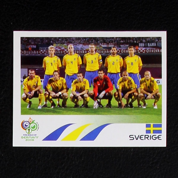 Germany 2006 Nr. 150 Panini Sticker Sverige Team