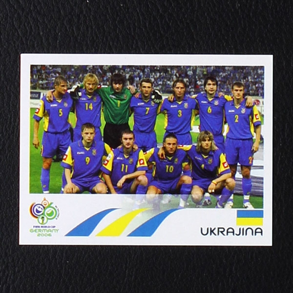 Germany 2006 Nr. 549 Panini Sticker Ukrajina Team