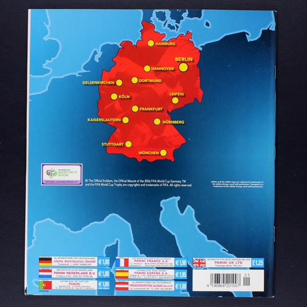 Germany 2006 Panini empty sticker album - Version 1