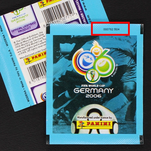 Germany 2006 Panini Tüte - deutsche Version + Nummer