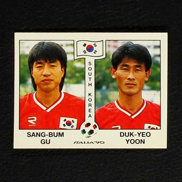 Italia 90 Nr. 320 Panini Sticker Gu - Yoon