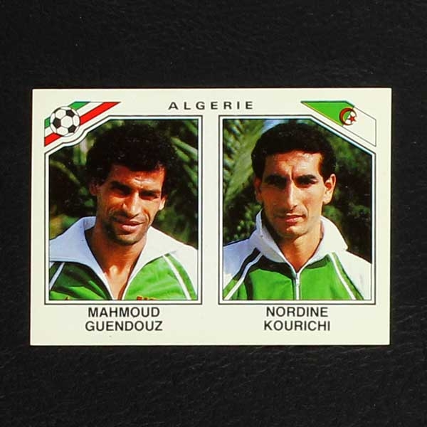 Mexico 86 Nr. 231 Panini Sticker Guendouz - Kourichi