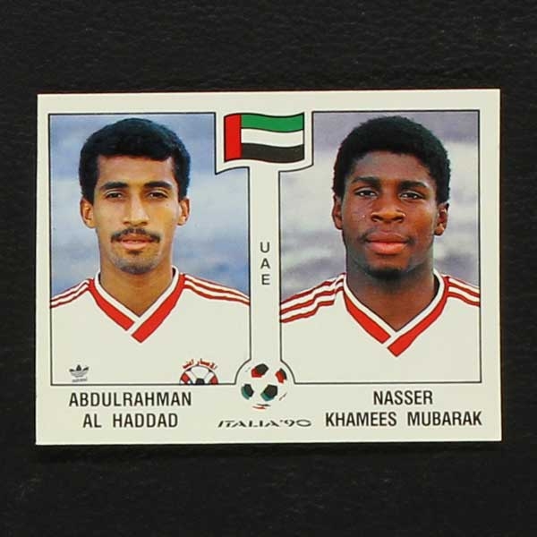 Italia 90 Nr. 311 Panini Sticker Haddad - N. Mubarak