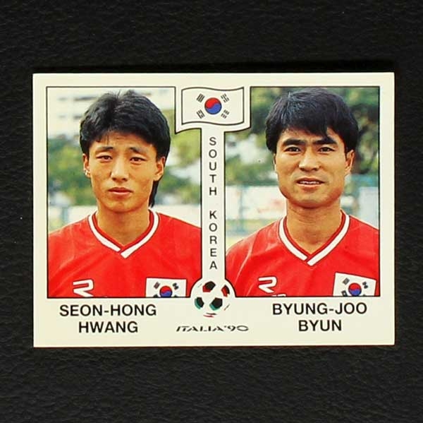 Italia 90 Nr. 324 Panini Sticker Hwang - Byun