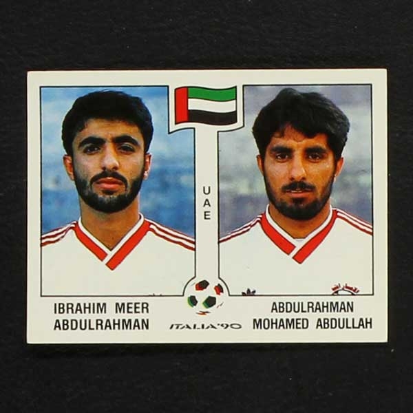 Italia 90 Nr. 310 Panini Sticker I. Abdulrahman - M. Abdullah