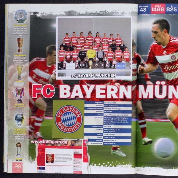 Fußball 2008 Panini Sticker Album komplett - Bild Version