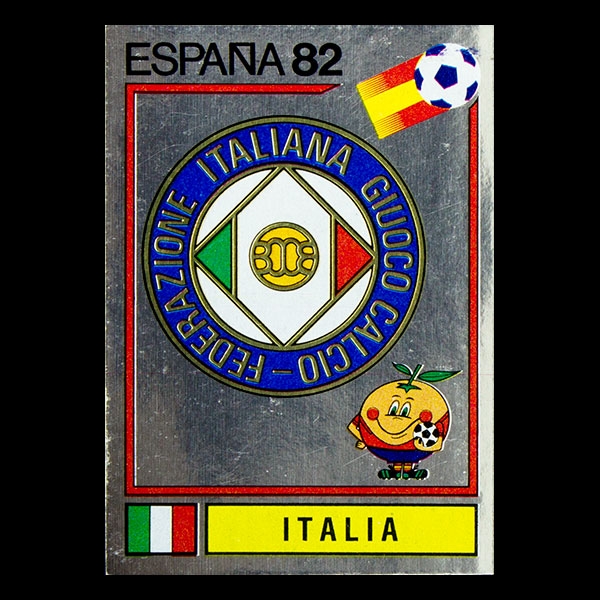 Espana 82 Nr. 036 Panini Sticker Italia Wappen